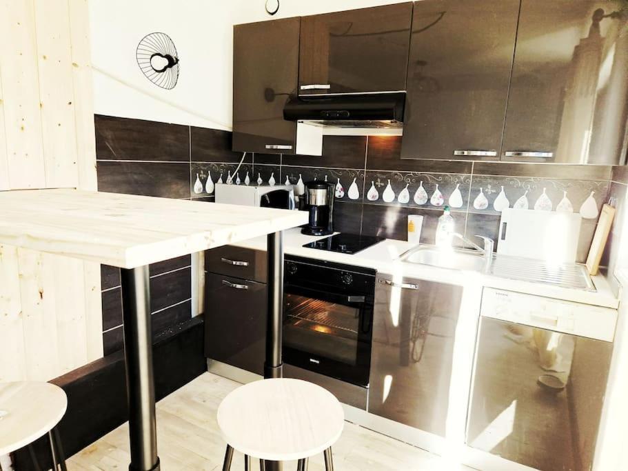 Charmant Studio Saint-Gervais-les-Bains Exterior foto